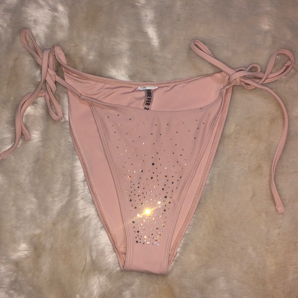 F21 Baby Pink Bikini Bottoms 3 for $25